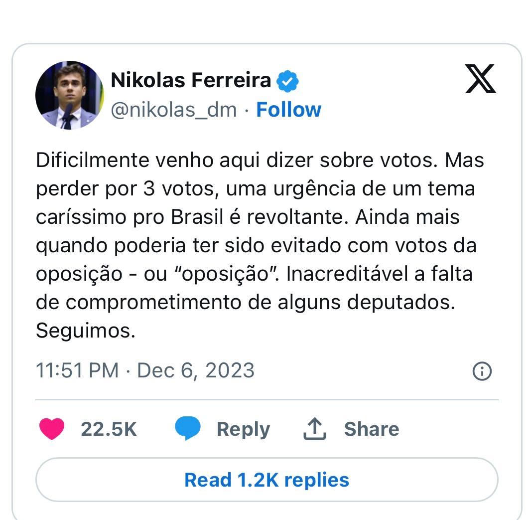 Crise no Congresso: Capitão Augusto Criticado por Ausência em Votação Polêmica