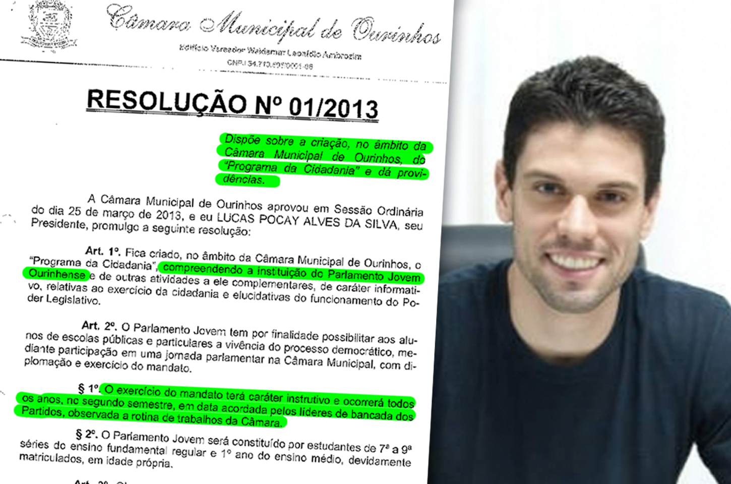 Quando ideias viram legado: Lucas Pocay criou o Parlamento Jovem muito antes de isso virar discurso