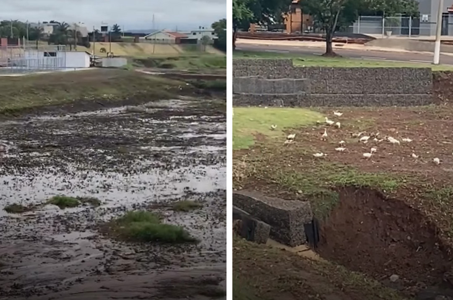 Um ano de terra empilhada e nenhum resultado: lago expõe ineficiência da gestão atual  P