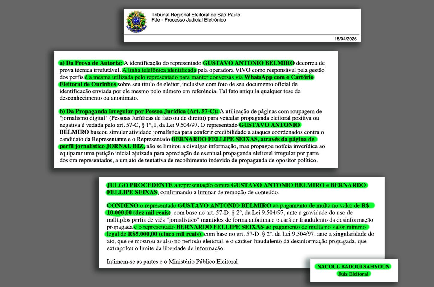 Rede de Fake News ligada a Guilherme Gonçalves é desmascarada em Ourinhos e termina com condenação na Justiça Eleitoral