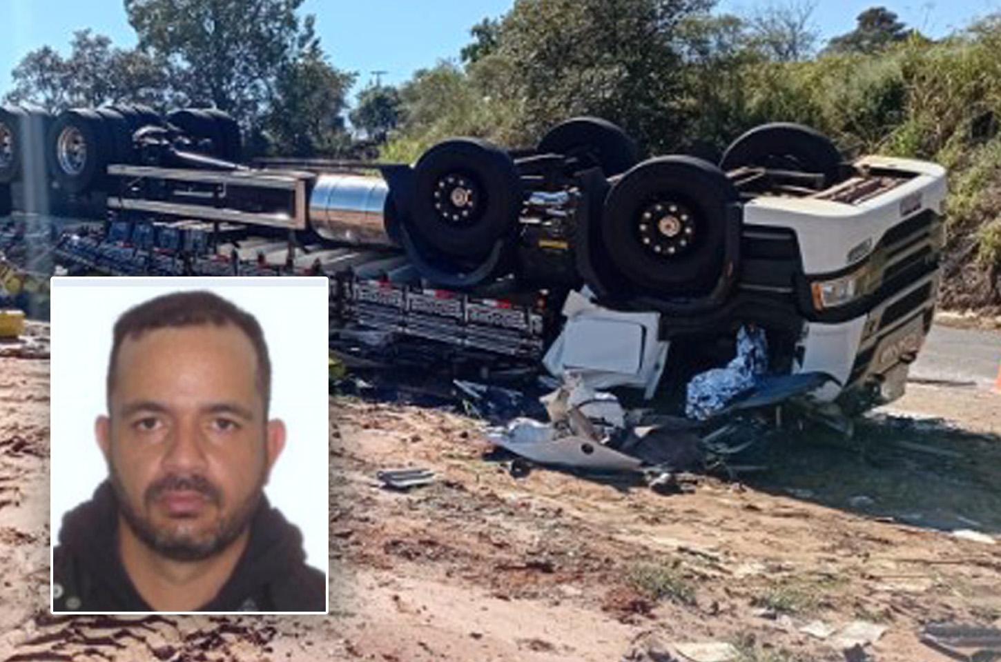 Caminhoneiro morre após capotamento em curva na estrada de Itaporanga