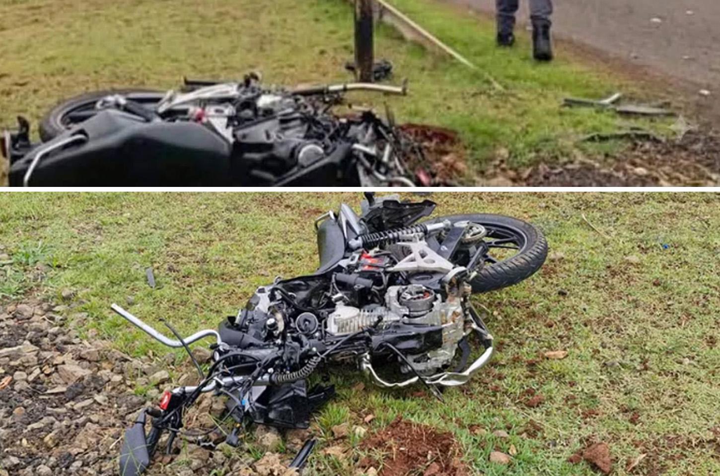 Motociclista morre após  bater de frente com caminhão  na Rodovia SP-249, entre  Taguaí e Fartura