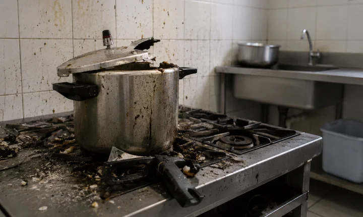 Explosão de panela de pressão deixa merendeira gravemente ferida em escola estadual de Tupã