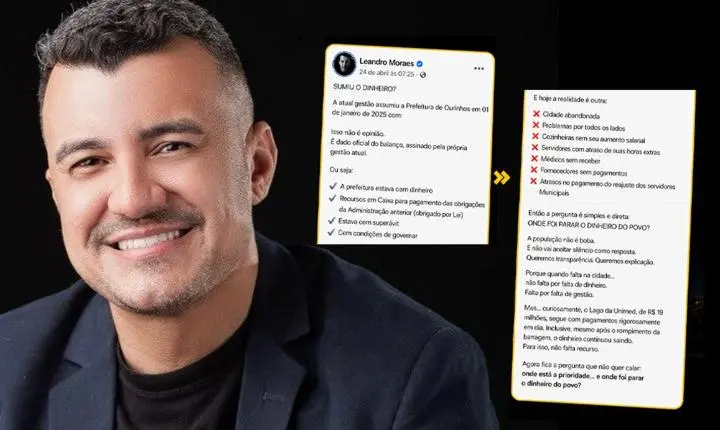 Leandro Moraes, ex-secretário de Finanças de Guilherme Gonçalves, desmonta discurso sobre 