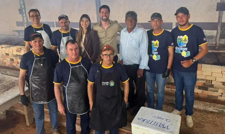 Lucas Pocay marca presença  em festas em Piraju e Ocauçu