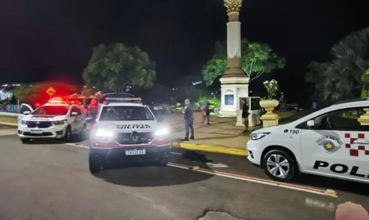 Polícias Militar e Civil realizam grande operação na orla do Lago Municipal de Manduri